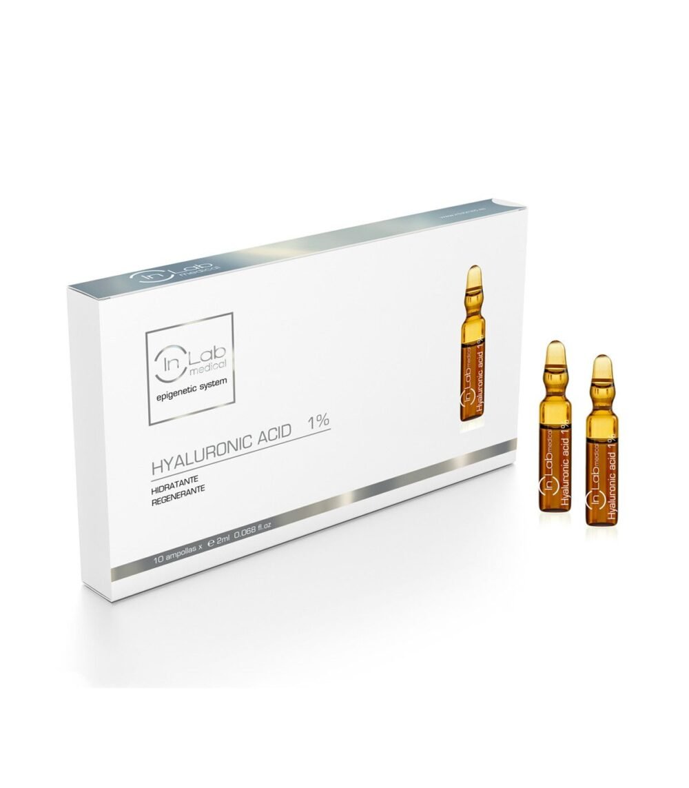 AMPOLLAS HYALURONIC ACID 1% 2ML 10U INLAB