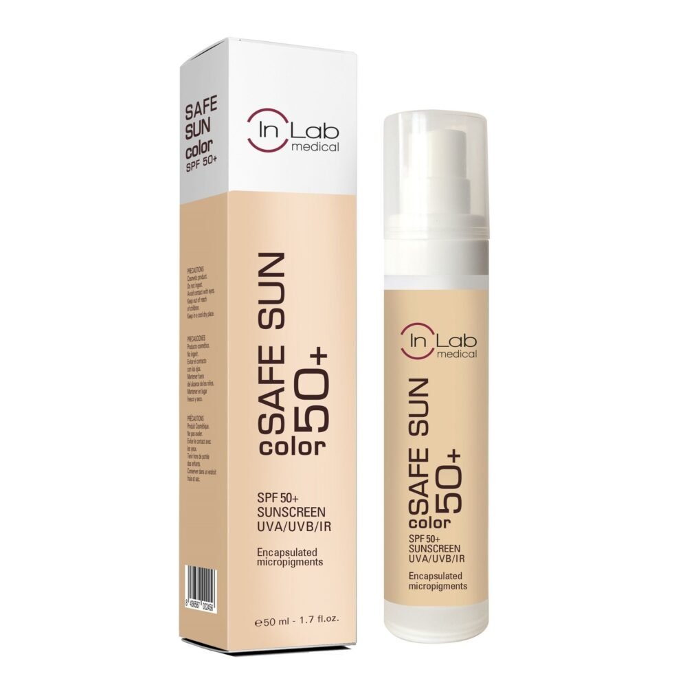 CREMA HIDRATANTE SAFE SUN FPS50+ COLOR 50ML INAB