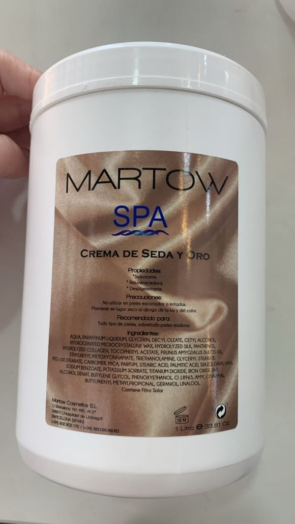 CREMA DE SEDA Y ORO 1L MARTOW