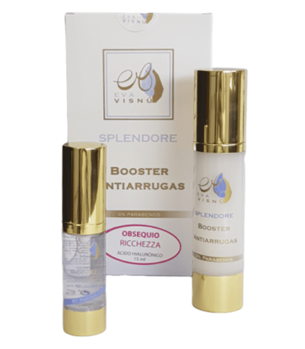 PACK BOOSTER ANTIARRUGAS 50ML + RICCHEZZA 15ML EVA VISNÚ