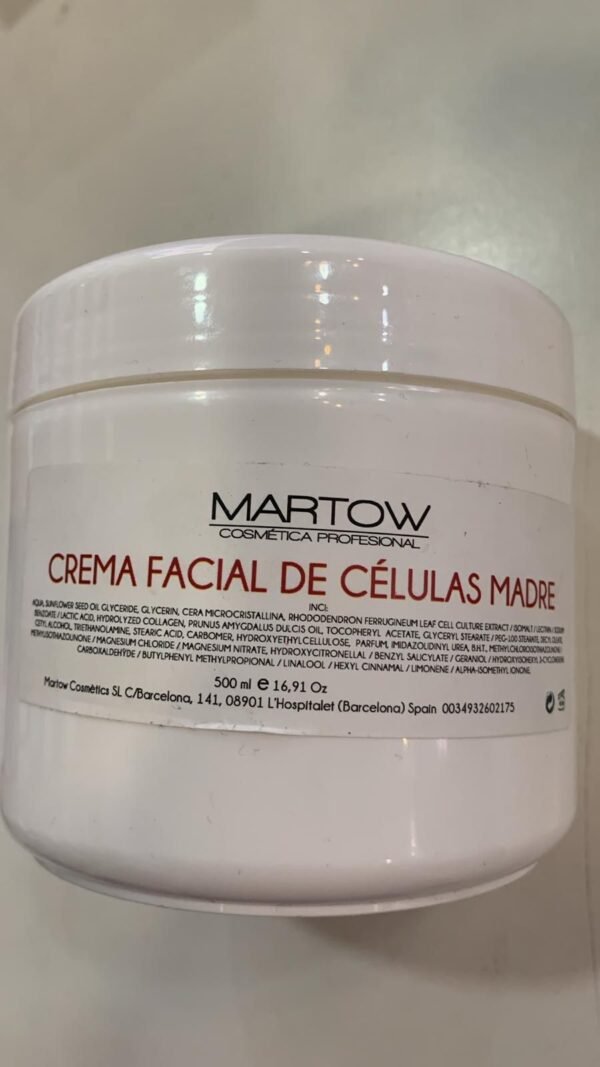 CREMA FACIAL CÉLULAS MADRE 500ML MARTOW