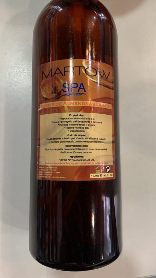 ACEITE ALMENDRAS DULCES 1L MARTOW