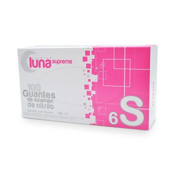 GUANTES NITRILO NEGROS SIN POLVO TALLA S OMARE