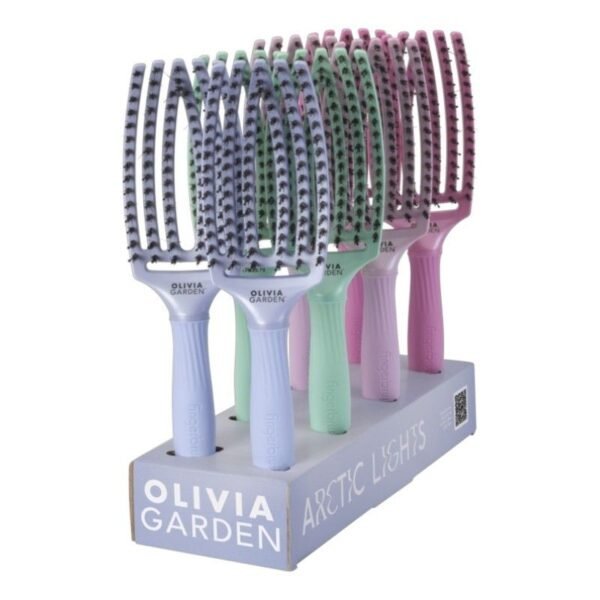 EXPOSITOR FINGERBRUSH ARCTIC LIGHTS 8 UNIDADES OLIVIA GARDEN