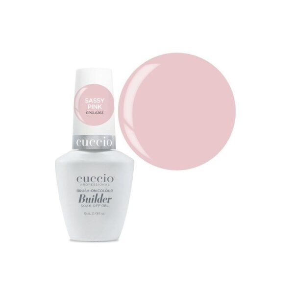 SOAK-OFF GEL BUILDER SASSY PINK 13ML CUCCIO