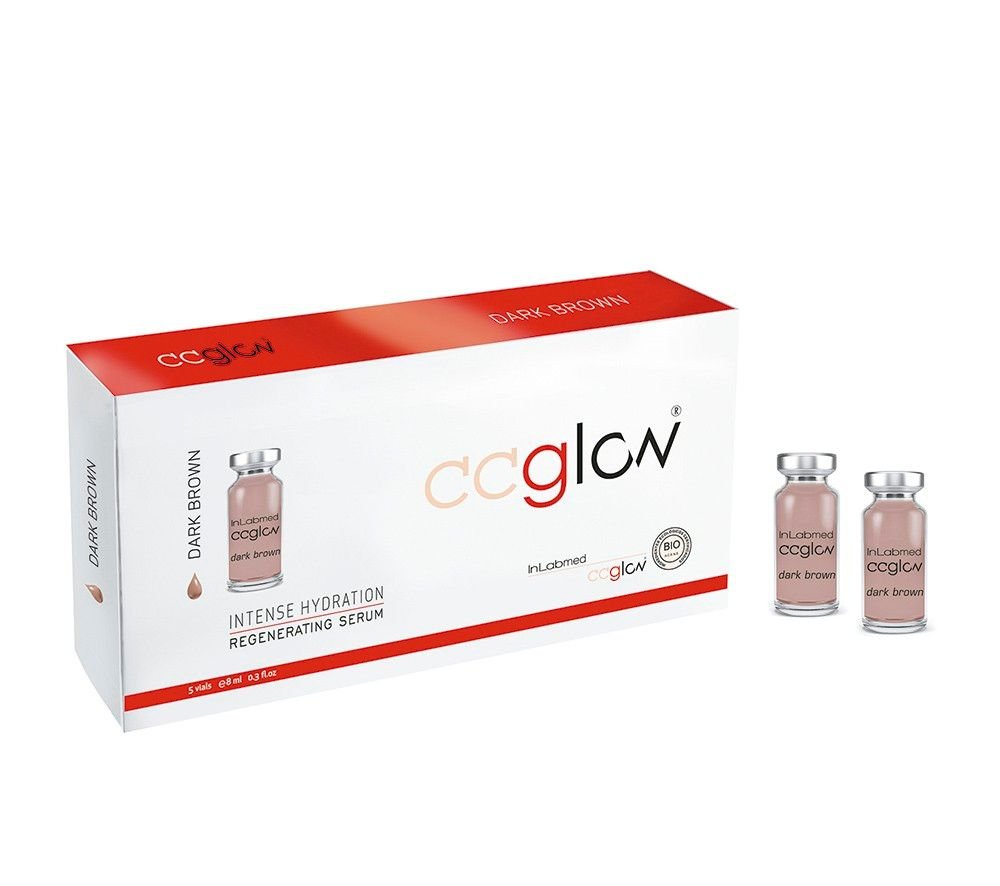 CCGLOW PACK 5 UNID. COLOR DARK BROWN 8ML INLAB